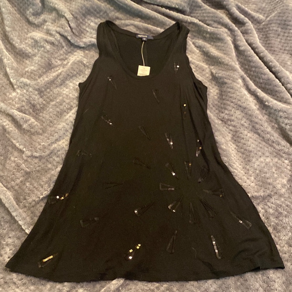NWT Gap dressy party cocktail maternity tank top with sequin design szXS